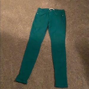 Joe’s green skinny jeans size 29